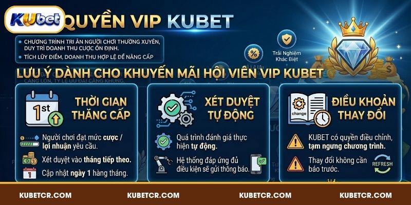 Lưu ý dành cho khuyến mãi hội viên VIP